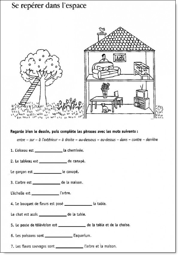 Se repérer dans lespace Vocabulaire spatial CP CE1